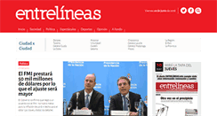 Desktop Screenshot of entrelineas.info